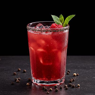Berry Pepper Shot Mocktail